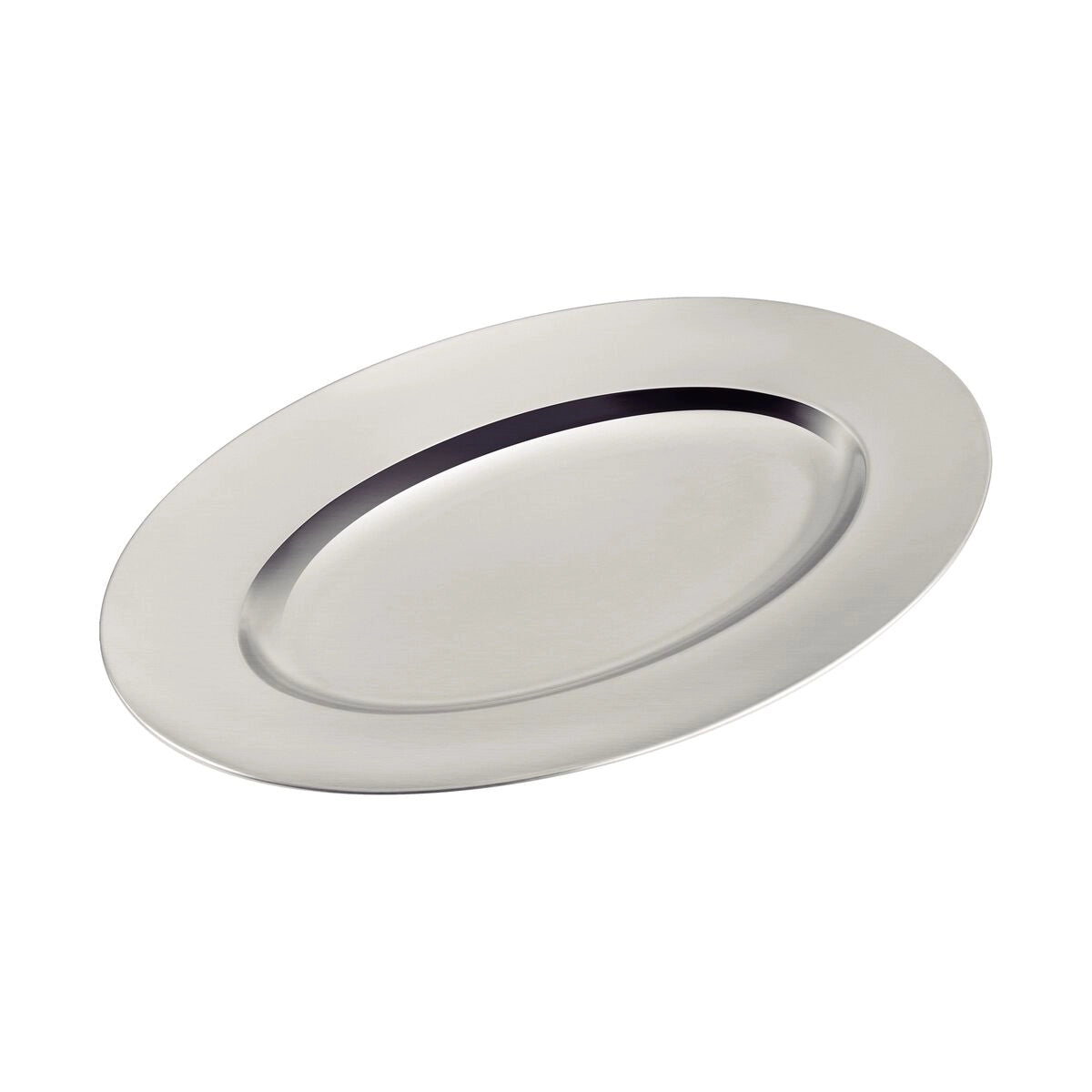 Tramontina Buena Shallow Serving Dish in Stainless Steel